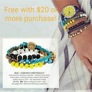 Chloe + Isabel Limoncello Wrap Bracelet